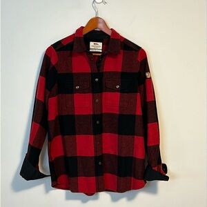 Fjallraven buffalo plaid “Canada” shirt, size medium.